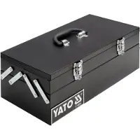 YATO Cassa Attrezzi, In Metallo, 460X200X180 Mm