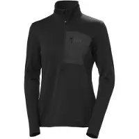 Helly Hansen per donna. 49559 Pile mezza zip Versalite nero (XL), Casual, Poliestere, All'aperto