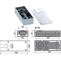Assa Abloy CHIUDIPORTA A PAVIMENTO DC477 Con fermo 105°