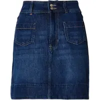 BOSS per donna. 50559404 minigonna blu semplice (29), Casual, Cotone, Denim