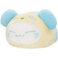 Furyu Nemuneko Peluche Gatto Panda Grande Blu Pastello 33 Cm
