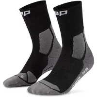 Cep Hiking Light Cushion Socks Mid Cut Calze da trekking Uomo (III, nero)