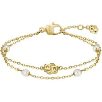 BOSS Gold-plated Bracciale with pearls Double B 1580808