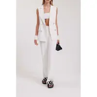 Anne Fontaine Orfevre Moon White Taglia: 42 | Gilet Outlet | Donna | Bianco