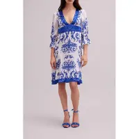 Anne Fontaine Indigo Denim Blue Taglia: 42 | Abiti Midi Outlet | Donna | Blu