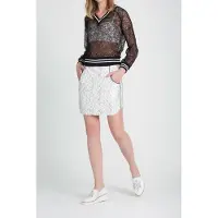 Anne Fontaine Haya Black/white Taglia: 36 | Minigonne Outlet | Donna | Nero