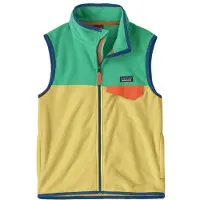 Patagonia Kid's Micro D Snap-T Vest Gilet in pile Bambini (XL, beige)