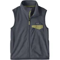Patagonia Kid's Micro D Snap-T Vest Gilet in pile Bambini (M, blu)