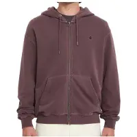 Volcom Single Stone TW Zip Felpa con cappuccio Uomo (S, lilla)