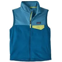 Patagonia Kid's Micro D Snap-T Vest Gilet in pile Bambini (L, blu)