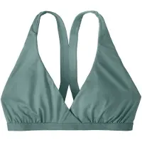 Patagonia Women's Bottom Turn Top Parte superiore bikini Donna (S, turchese)