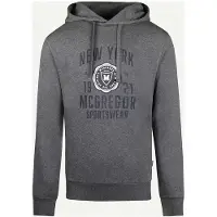 Mcgregor Graphic Hoody Dark Grey Melange Taglia: M | Felpe con cappuccio Outlet | Uomo | Grigio