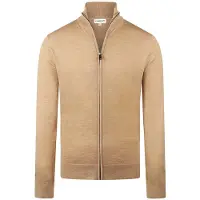 Mcgregor Fine Merino Zip Thru Cardigan Camel Taglia: XL | Cardigan Outlet | Uomo | Marrone