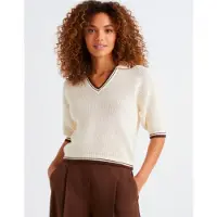 Marella per donna. 2613361044200 Polo Mlslembi bianco sporco (L), Casual, Cotone, Manica corta