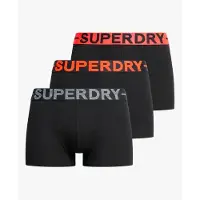 Superdry Boxer grigio sfumato / rosso acceso / nero
