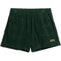 Superdry per donna. W7110459A Pantaloncini in spugna verde Country Club (36), Casual, Cotone