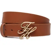 Tommy Hilfiger Script 3.0 Belt Cognac Taglia: 75 | Cinture Outlet | Donna