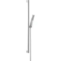Hansgrohe Pulsify E Set de douche 100, 1 jet, EcoSmart+, avec barre de douche 90 cm, 24381000, 24381000