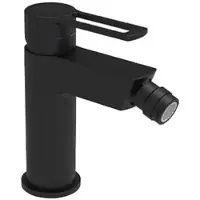 Paffoni Ringo - Miscelatore per bidet a parete con bocca di erogazione 1 1/4, nero opaco RIN135NO