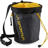 La Sportiva Granite Pro Chalk Bag Sacchetto porta magnesite (One Size, nero)