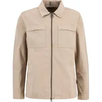 Barbour - Camicia da uomo in Cotone - Glendale Overshirt Concrete per Uomo in Cotone - Taglia S - Beige