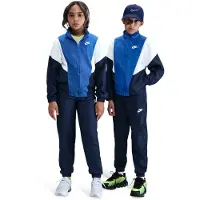 Nike Kid's Sportswear Woven Tracksuit Tuta Bambini (L, blu)