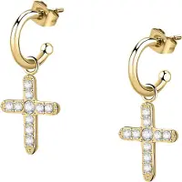Morellato Gold-plated steel Anello Orecchini with 2in1 pendants Passioni SAUN08