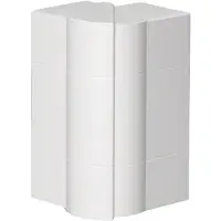 Hager BR651703H9016 Angolo esterno regolabile per BR/A/S 68x170mm (BR651703H9016)