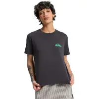 Quiksilver Women's Standard S/S Tee T-shirt Donna (L, nero)