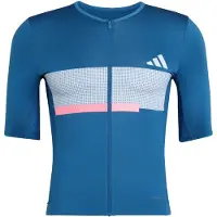 Adidas Tempo Jersey Neo Maglietta da ciclismo Uomo (XS, blu)
