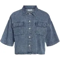 Noisy May Camicia da donna 'NMEnza' blu denim