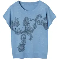 TATUUM Pullover 'Sufi 1' blu cielo / nero