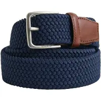 Gant per uomo. 9940193 Cintura elastica intrecciata blu navy (85/34), Casual, Classico, Polister riciclato