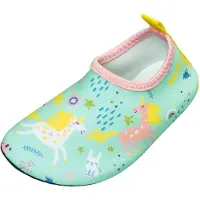 Playshoes Scarpe da spiaggia / da bagno 'Einhorn' blu / giallo / menta / bianco