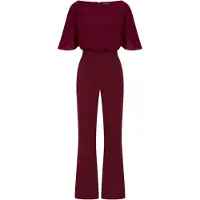 HotSquash Tuta jumpsuit rosso vino