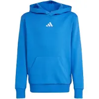 Adidas Kid's Essentials Hoodie Felpa con cappuccio Bambini (128, blu)