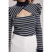 Anne Fontaine Claire Dark Navy Taglia: L | Maglioni a maglia Outlet | Donna | Blu