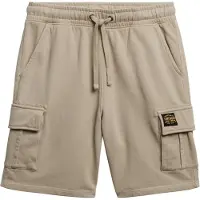 Superdry per uomo. M7110480A Pantaloncini cargo con cuciture a contrasto beige (S), Casual, Cotone
