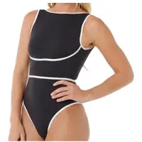 Rip Curl Women's Mirage Fusion High Neck 1Pc Costume intero Donna (XL, nero)