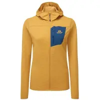 Mountain Equipment Women's Lumiko Hooded Jacket Giacca in pile Donna (36, giallo/beige)