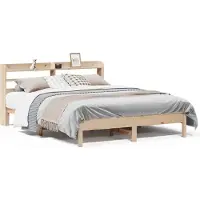 vidaXL Letto in legno massiccio senza materasso 150x200 cm in legno di pino