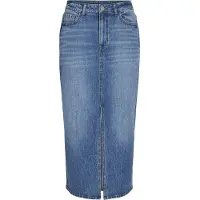Vila Vijaf Midi Gonna Di Jeans