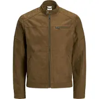 Jack & Jones Giacca in pelle JJEROCKY uomini - Marrone - EU S