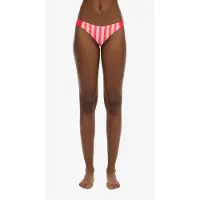 Superdry per donna. W3010391A Slip bikini a righe dal design audace rosa (XL), Beachwear, Polister riciclato, Sostenibile
