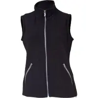 Ivanhoe Women's Flora Vest Gilet in lana merino Donna (44, nero)