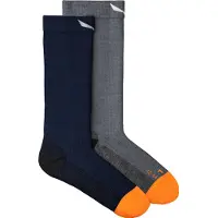 Salewa MTN TRN All Mountain Crew Sock Calze da trekking Uomo (45-47, blu)