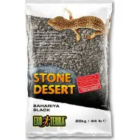 Exo Terra Substrato per terrari per rettili Piedra do Deserto Negro das Bahariya