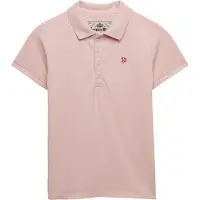 Superdry per donna. W6012208A Polo Heritage Slim Fit rosa (S), Casual, Cotone, Manica lunga