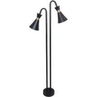 Luxula Lampada da parete a LED, 35 W, nera, grado di protezione IP54