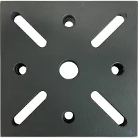 Axi Adattatore per piedistallo ombrellone in acciaio, nero | Base, supporto per giardino/terrazza | Adatto per ombrelloni sospesi